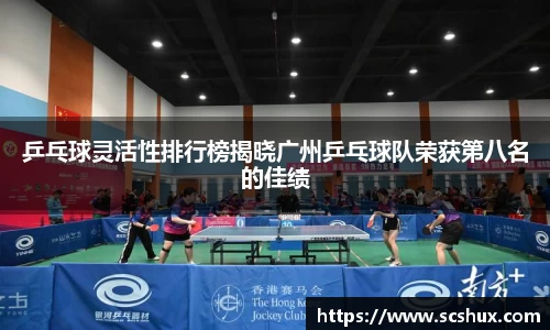 乒乓球灵活性排行榜揭晓广州乒乓球队荣获第八名的佳绩