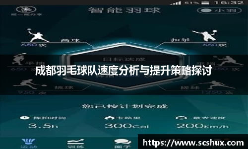 成都羽毛球队速度分析与提升策略探讨